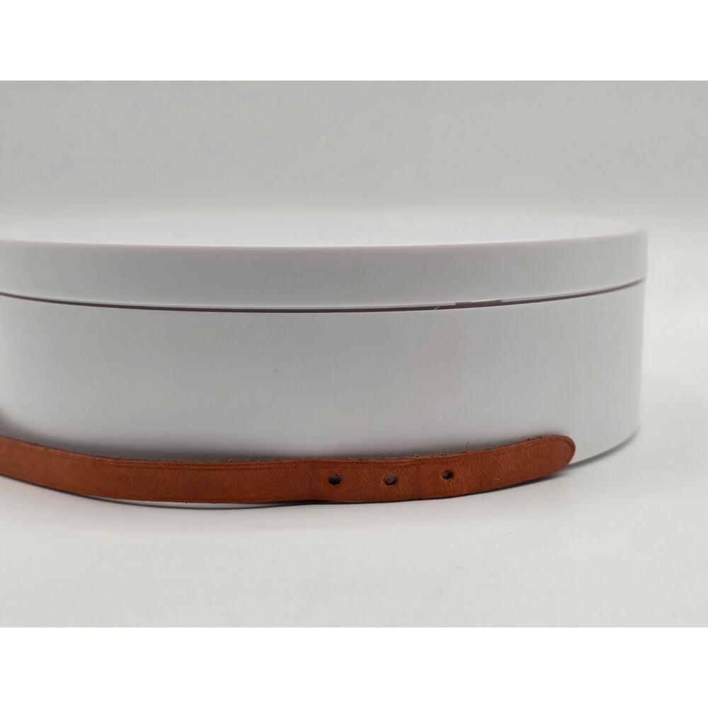 Hermès H Buckle Leather Bracelet Brown Silver Hardware Adjustable France - Picture 9 of 16